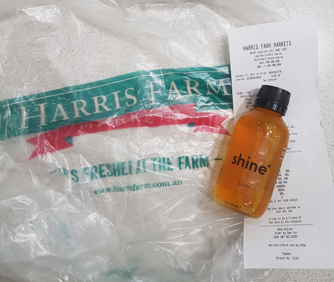 YOU CAN NOW FIND SHINE+ AT HARRIS FARM