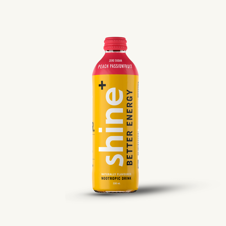 Shine Nootropic Energy Drink - Peach Passionfruit 12 x 330ml