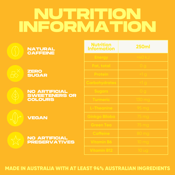 Shine Nootropic Energy Drink - Mixed Case 24 x 250ml
