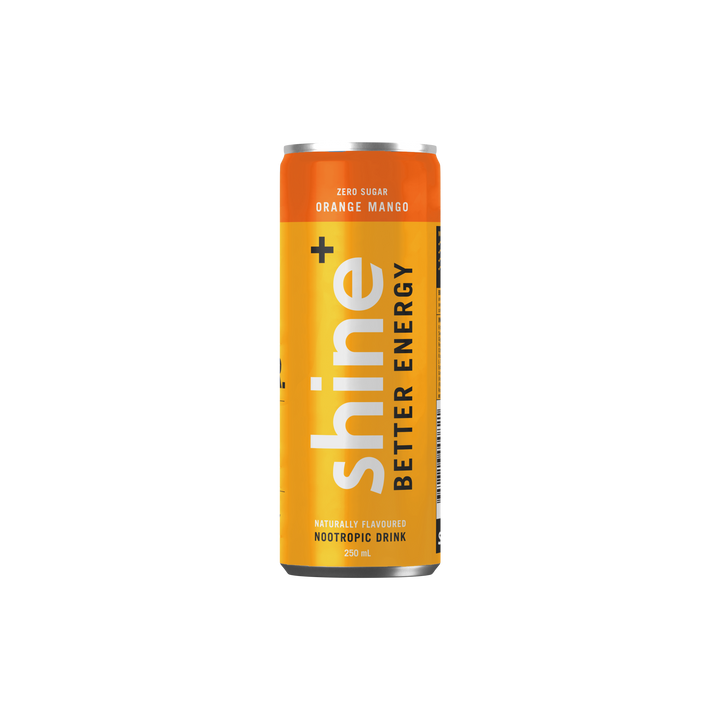 Shine+ Orange Mango 250ml 4 Pack x 6