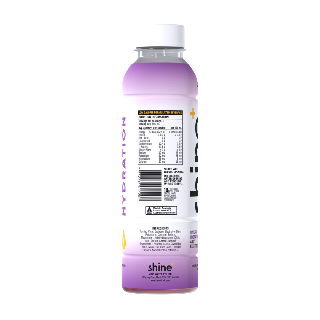 Shine Hydration - Grape 12 x 500ml