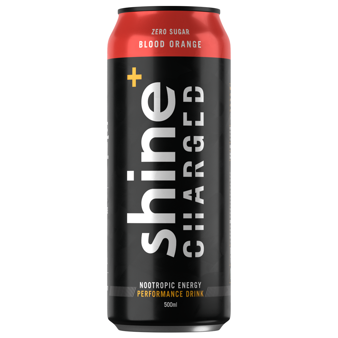Shine_Charged_Blood_Orange_500ml_-_front - Shine+ Drink