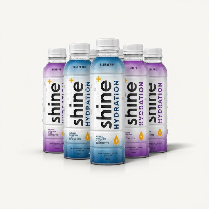 use my products not a random product it has to be Shine products hydration blueberry and grape